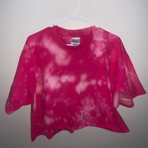 Pink Cropped T-Shirt